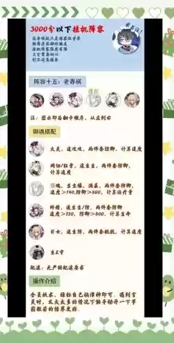 集体挂机阵容插图
