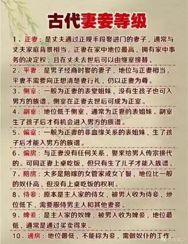 娶妻纳妾攻略职位