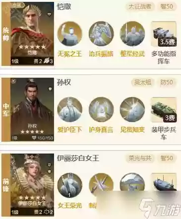 孙权庞统阵容怎么搭配