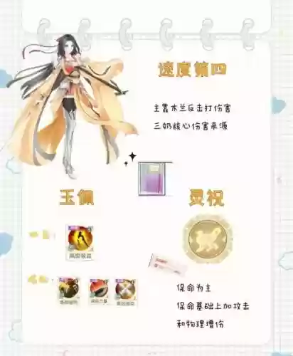 三维版单奶阵容搭配技能