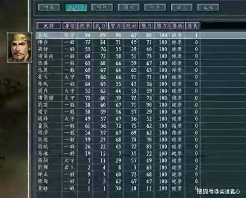 三国志11十大阵容搭配插图1