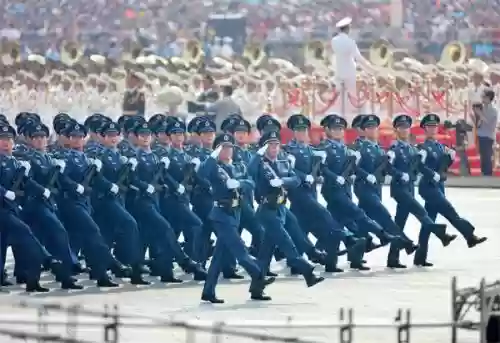 阅兵空军阵容