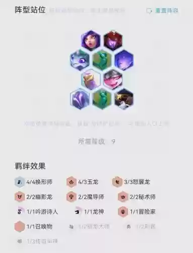 云顶之弈最新龙阵容搭配