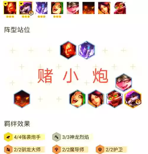 小局阵容