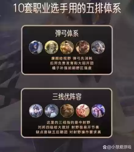 职业常用阵容插图