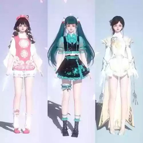 天刀少女装备团子