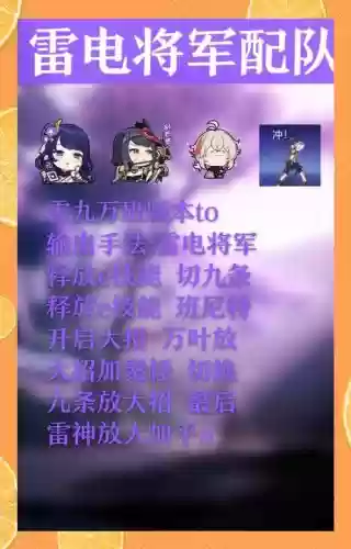 原神雷神八重阵容搭配推荐插图