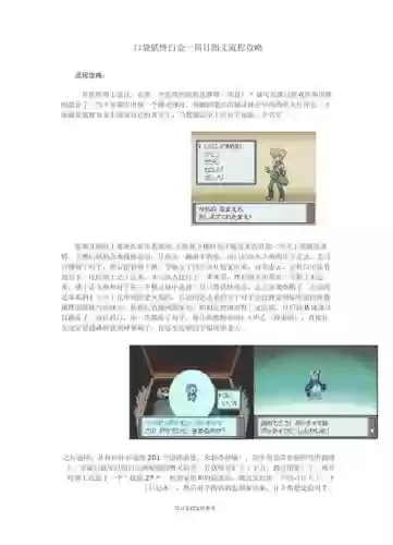 口袋妖怪完美洁白攻略_1