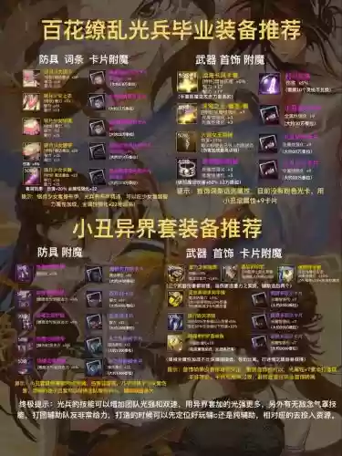 起源版本光兵装备搭配