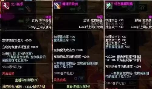 dnf宠物粉装备大全