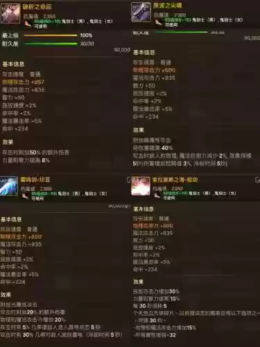 狂野争斗者装备属性