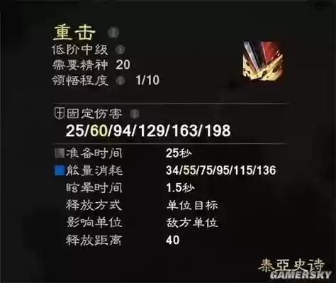泰亚史诗通用技能哪出_1插图