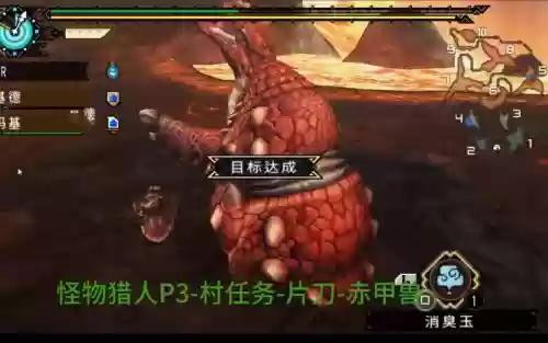 怪物猎人3村任务用啥装备