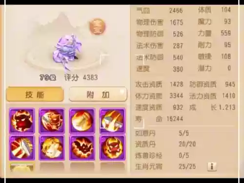 梦幻西游手游80级主流宝宝插图