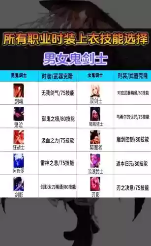 dnf剑圣稀有时装上衣选什么技能_1