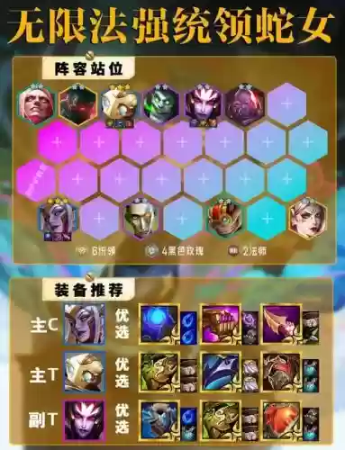 随机冲突蛇女搭配阵容