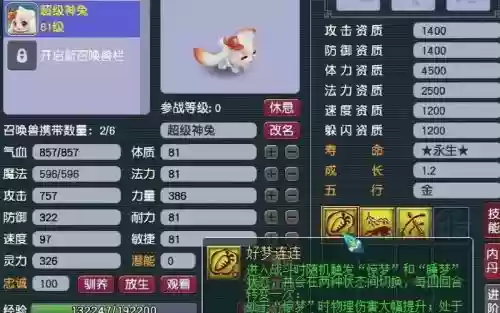 梦幻西游2超级神兔加点