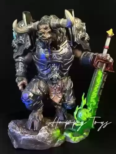 牛人自制魔兽兽人装备_1