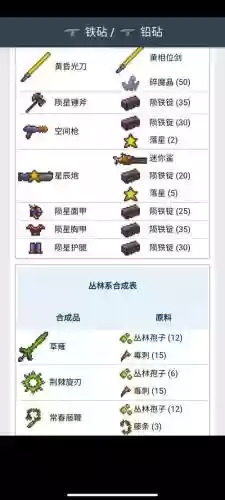 泰拉瑞亚猛虎攀爬装备，泰拉瑞亚猛虎攀爬装备在哪里合成