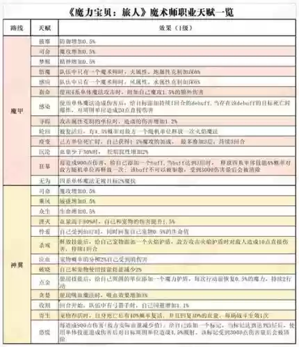 魔力宝贝魔术师5转技能，魔力宝贝魔术师技能搭配