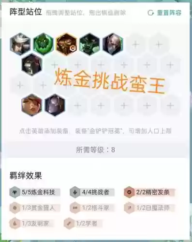 炼金阵容蛮王搭配，炼金阵容蛮王搭配最新插图