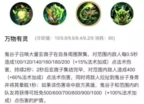 鬼谷子技能王者荣耀，王者荣耀鬼谷子三个技能插图