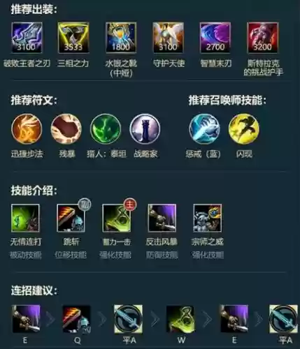 LOL武器大师怎么出装打野，武器大师打野出装及路线插图