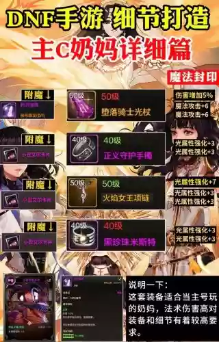 dnf圣骑装备附魔，dnf100级圣骑毕业装备插图