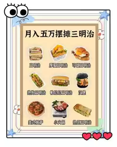 快乐的三明治一级攻略，快乐三明治食材搭配表