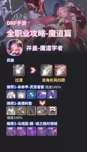 dnf魔道50级刷图装备，dnf魔道刷图技能2020插图1