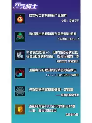 元气骑士天赋技能反弹，元气骑士技能受什么天赋影响插图