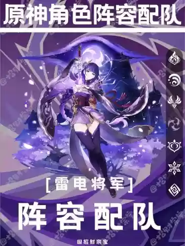 雷电将军八重阵容搭配,雷电将军八重阵容搭配推荐插图 雷电将军八重阵容搭配,雷电将军八重阵容搭配推荐插图